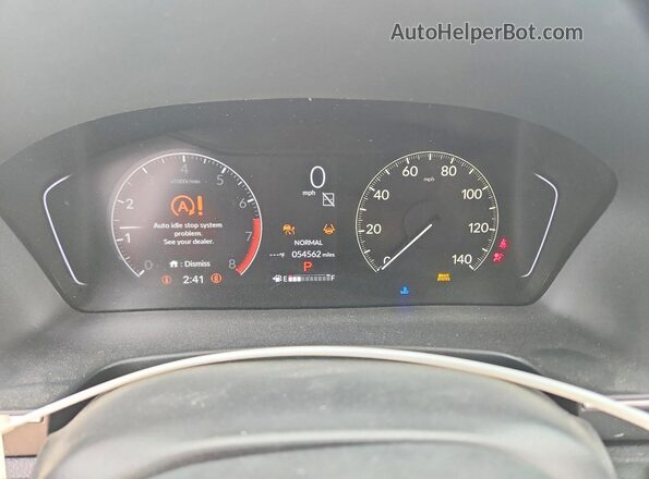 5FNYG2H76PB011883 2023 HONDA PILOT White Instrument cluster view