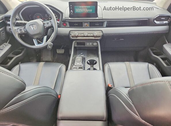5FNYG2H76PB011883 2023 HONDA PILOT White Dashboard view