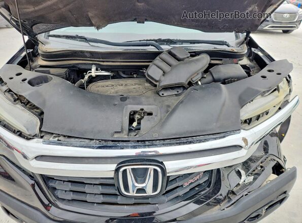 5FPYK2F13HB004850 2017 HONDA RIDGELINE Black Սալոնի հետևի տեսք