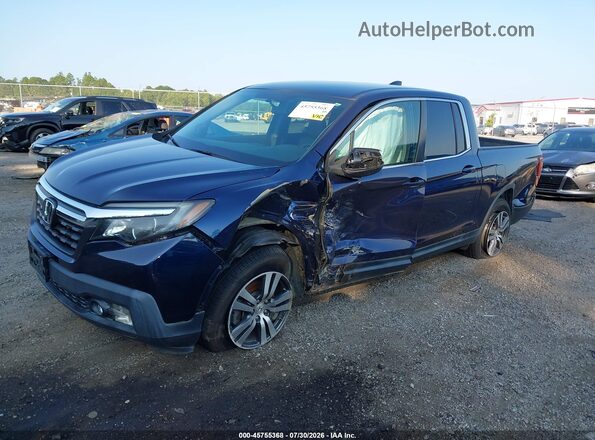 5FPYK2F4XHB006136 2017 HONDA RIDGELINE Blue Vista tres cuartos delantera izquierda