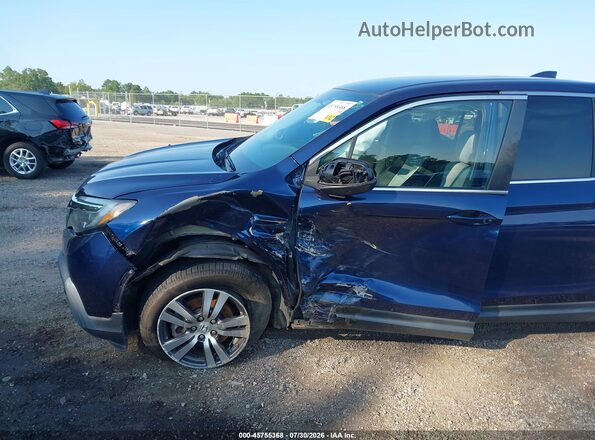 5FPYK2F4XHB006136 2017 HONDA RIDGELINE Blue Vista frontal