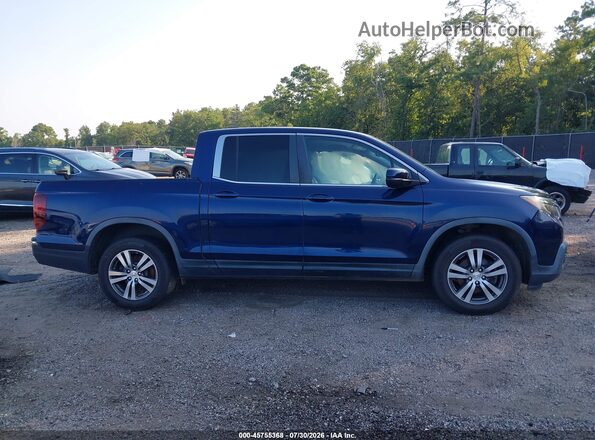 5FPYK2F4XHB006136 2017 HONDA RIDGELINE Blue Vista interior trasera