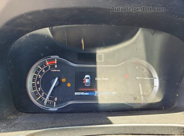 5FPYK2F50KB001625 2019 HONDA RIDGELINE Silver ხელსაწყოთა პანელის ხედი