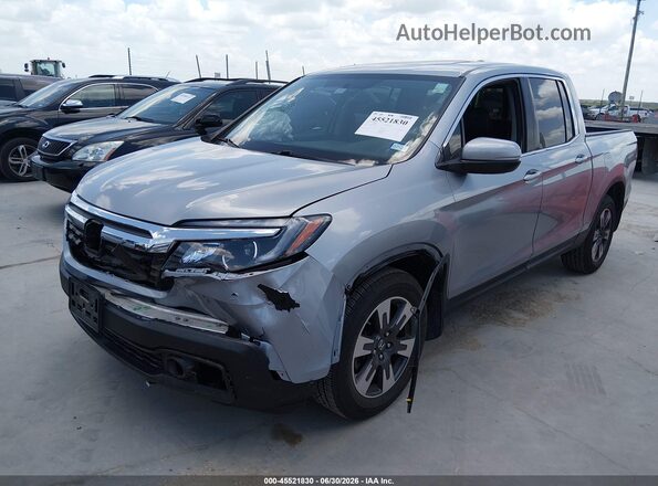5FPYK2F58KB004837 2019 HONDA RIDGELINE Silver Առջևի ձախ երեք քառորդ տեսարան