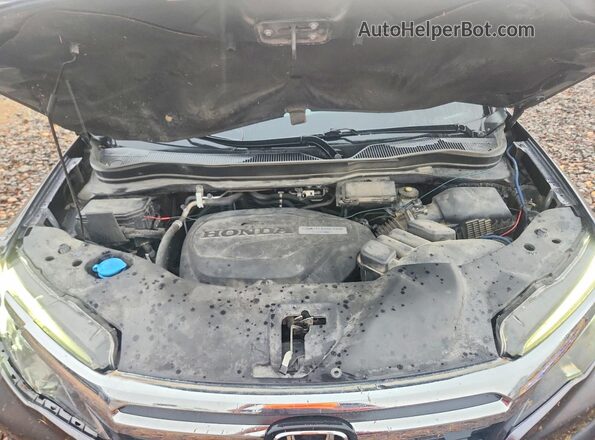 5FPYK2F60JB000756 2018 HONDA RIDGELINE Gray უკანა სალონის ხედი