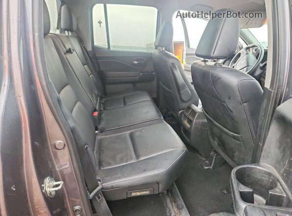 5FPYK2F60JB000756 2018 HONDA RIDGELINE Gray უკანა სავარძლების ხედი