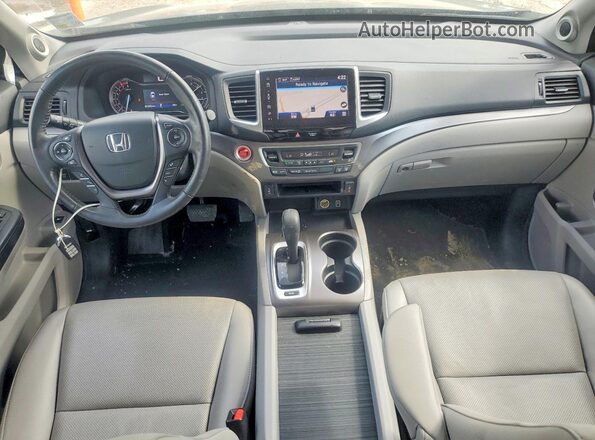 5FPYK2F62KB004230 2019 HONDA RIDGELINE Silver Առջևի վահանակի տեսք