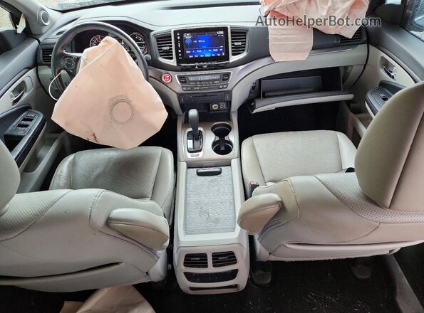 5FPYK2F63HB009350 2017 HONDA RIDGELINE Silver წინა პანელის ხედი