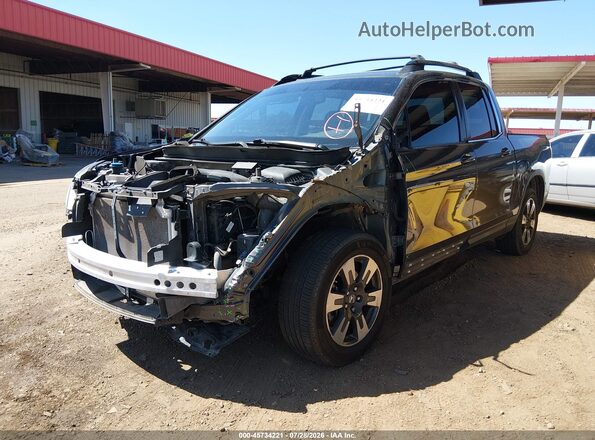 5FPYK2F69HB007621 2017 HONDA RIDGELINE Gray წინა მარცხენა ხედი სამი მეოთხედიდან