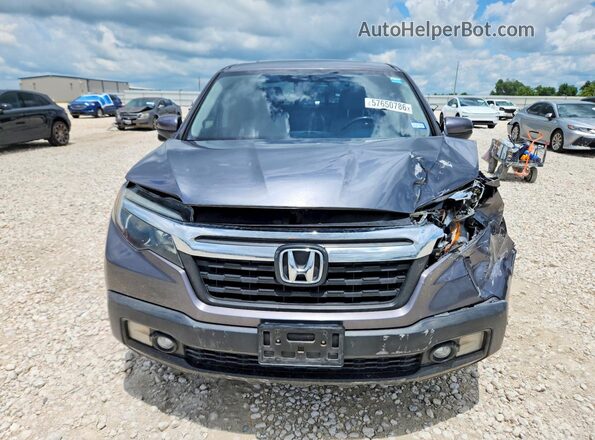 5FPYK2F69KB003673 2019 HONDA RIDGELINE Gray Vista frontal