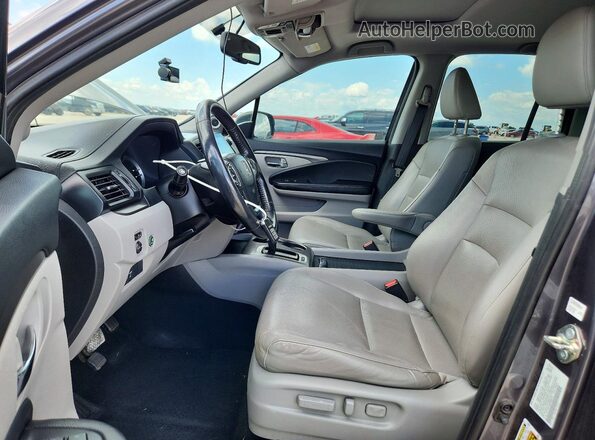 5FPYK2F69KB003673 2019 HONDA RIDGELINE Gray Vista interior delantera
