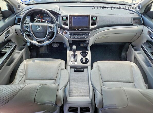5FPYK2F69KB003673 2019 HONDA RIDGELINE Gray Vista del salpicadero