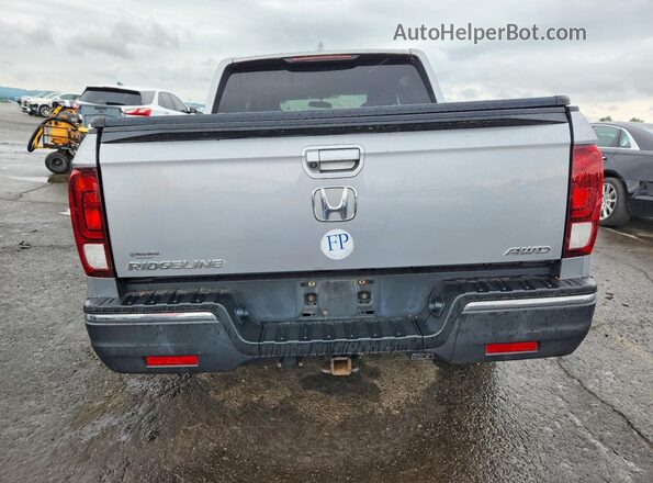 5FPYK3F10KB001773 2019 HONDA RIDGELINE Silver Rear view