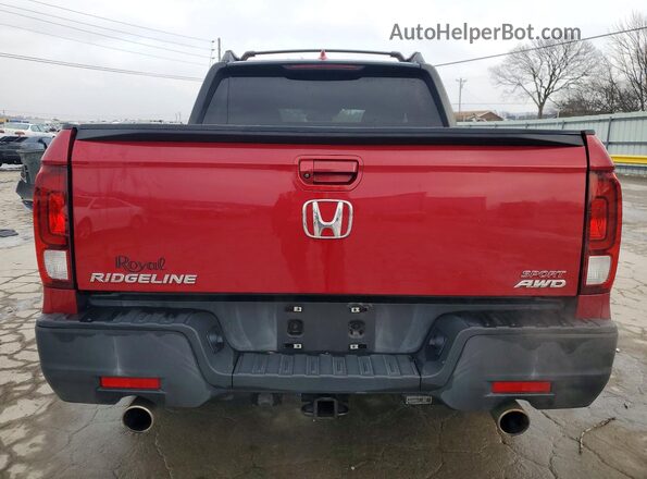 5FPYK3F10MB005437 2021 HONDA RIDGELINE Maroon Հետևի տեսք