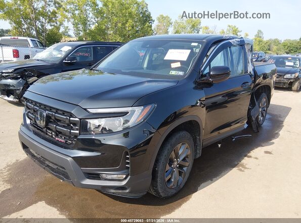 5FPYK3F10RB029468 2024 HONDA RIDGELINE Black Передня ліва чверть