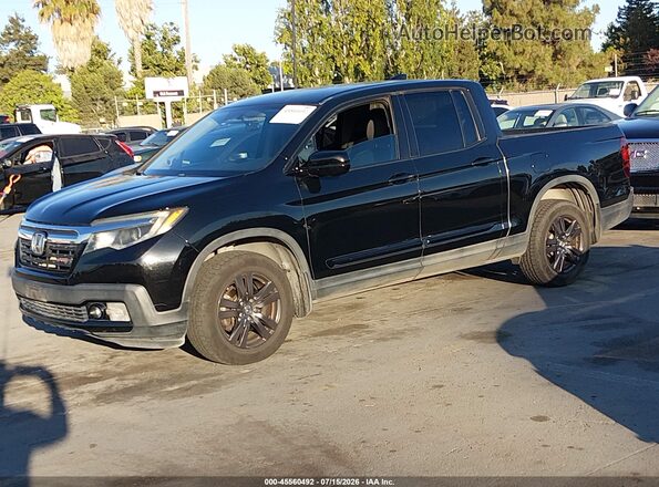 5FPYK3F11HB007641 2017 HONDA RIDGELINE Black წინა მარცხენა ხედი სამი მეოთხედიდან