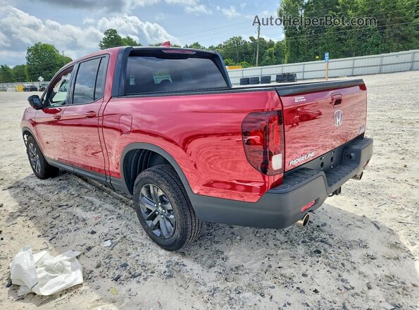 5FPYK3F12MB009120 2021 HONDA RIDGELINE Red Задня ліва чверть
