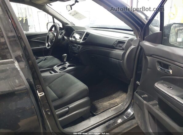 5FPYK3F13HB005325 2017 HONDA RIDGELINE Black Front interior view
