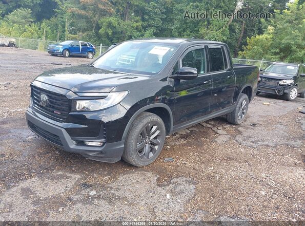 5FPYK3F15PB049163 2023 HONDA RIDGELINE Black Передня ліва чверть