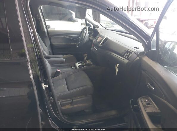 5FPYK3F18KB033029 2019 HONDA RIDGELINE Black Вид салону спереду