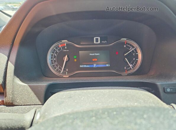 5FPYK3F18MB017450 2021 HONDA RIDGELINE Red Instrument cluster view