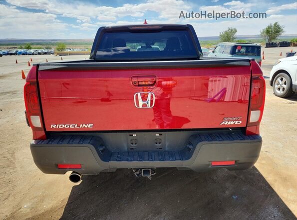 5FPYK3F18MB017450 2021 HONDA RIDGELINE Red Rear view