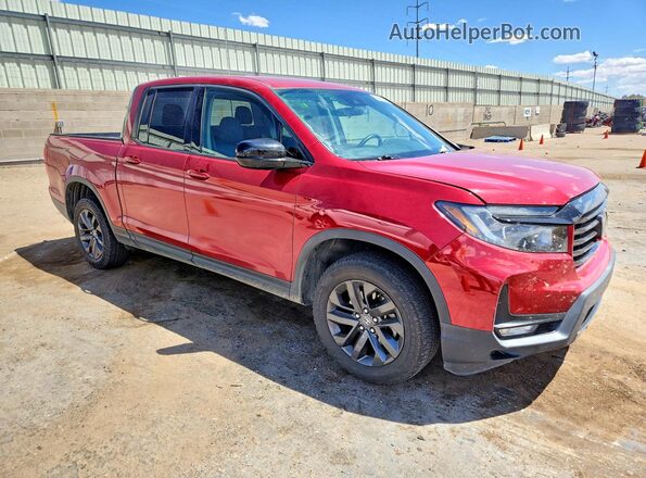 5FPYK3F18MB017450 2021 HONDA RIDGELINE Red Front right