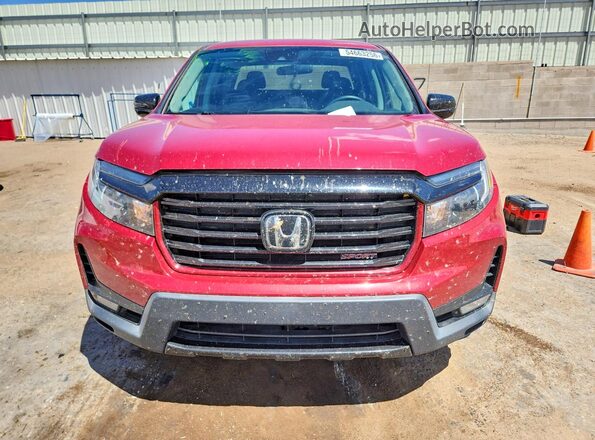 5FPYK3F18MB017450 2021 HONDA RIDGELINE Red Front view