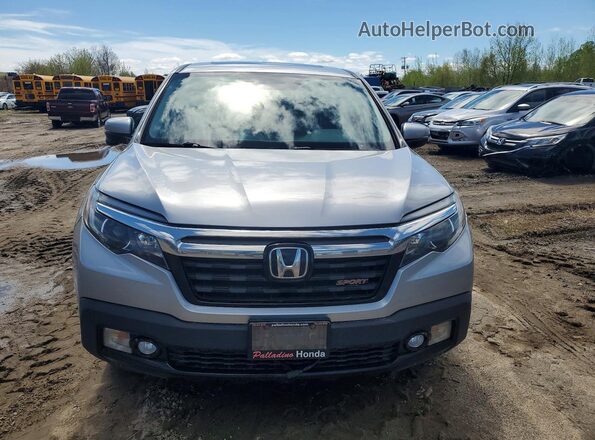 5FPYK3F1XKB502718 2019 HONDA RIDGELINE Gray Դիմացի տեսք