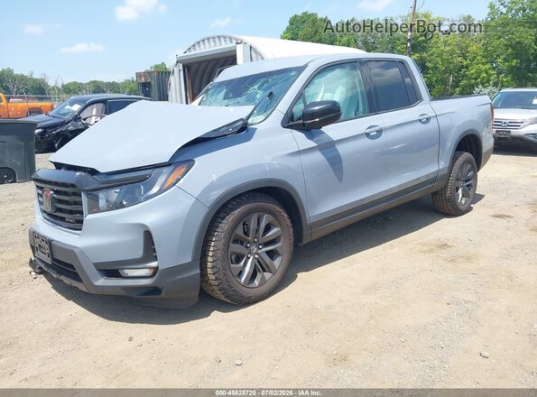 5FPYK3F1XPB059025 2023 HONDA RIDGELINE Gray Առջևի ձախ երեք քառորդ տեսարան