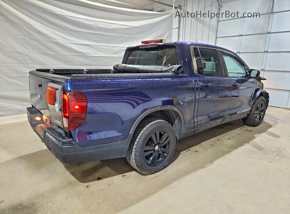 5FPYK3F46HB007502 2017 HONDA RIDGELINE Синий Задняя правая четверть