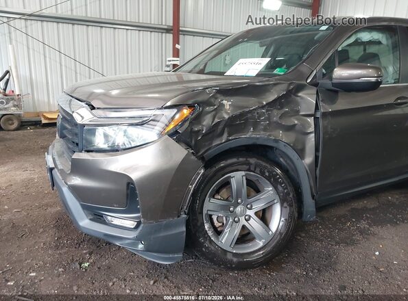 5FPYK3F50MB025366 2021 HONDA RIDGELINE Коричневый Вид спереди