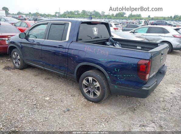 5FPYK3F52HB001981 2017 HONDA RIDGELINE Dark Blue უკანა მარცხენა