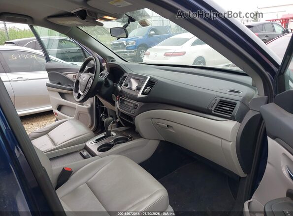 5FPYK3F52HB001981 2017 HONDA RIDGELINE Dark Blue წინა სალონის ხედი