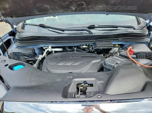 5FPYK3F54NB033990 2022 HONDA RIDGELINE Синий Вид задней части салона