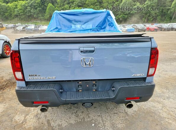 5FPYK3F54NB033990 2022 HONDA RIDGELINE Синий Вид сзади