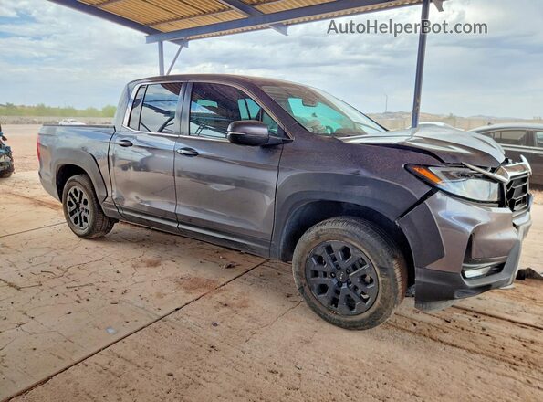 5FPYK3F54PB039730 2023 HONDA RIDGELINE Gray Przód prawy