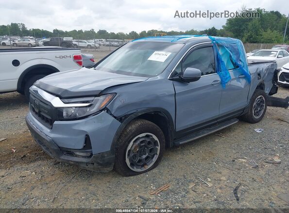 5FPYK3F54RB007279 2024 HONDA RIDGELINE Blue Առջևի ձախ երեք քառորդ տեսարան
