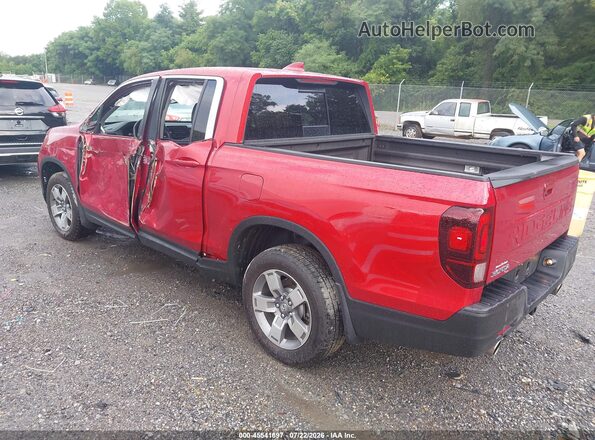 5FPYK3F54SB038828 2025 HONDA RIDGELINE Red Հետևի ձախ