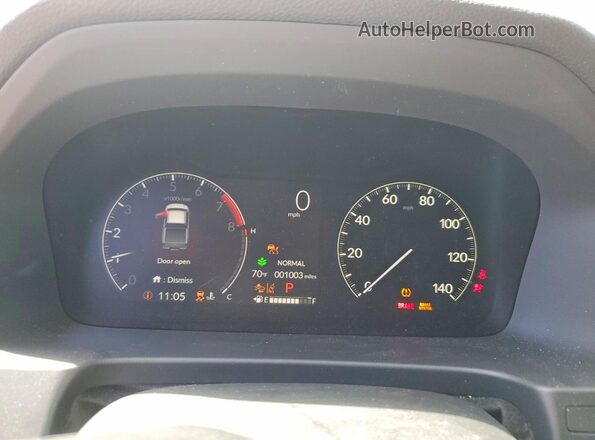 5FPYK3F54TB011484 2026 HONDA RIDGELINE Silver Вид щитка приладів
