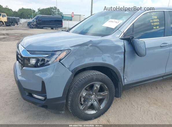 5FPYK3F55PB039915 2023 HONDA RIDGELINE Gray Front view