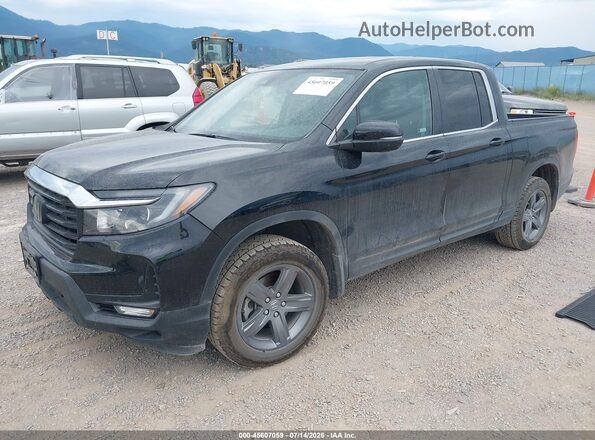 5FPYK3F56PB050888 2023 HONDA RIDGELINE Black Front left