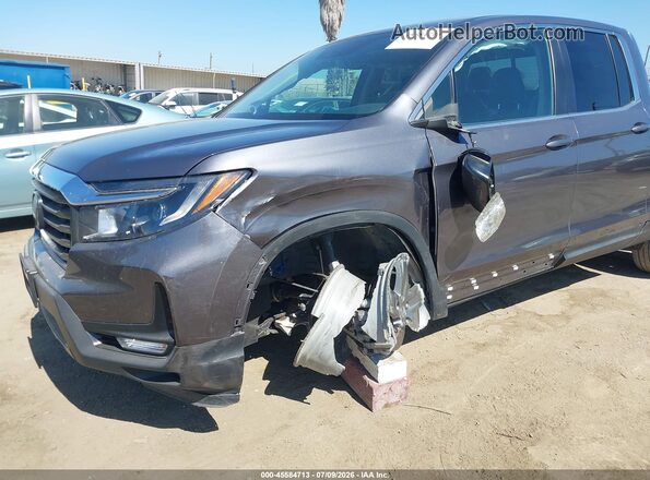 5FPYK3F56PB068047 2023 HONDA RIDGELINE Gray Դիմացի տեսք