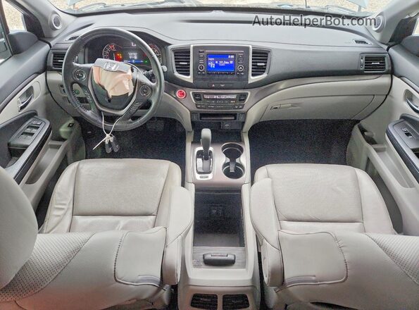 5FPYK3F57HB032126 2017 HONDA RIDGELINE Silver წინა პანელის ხედი