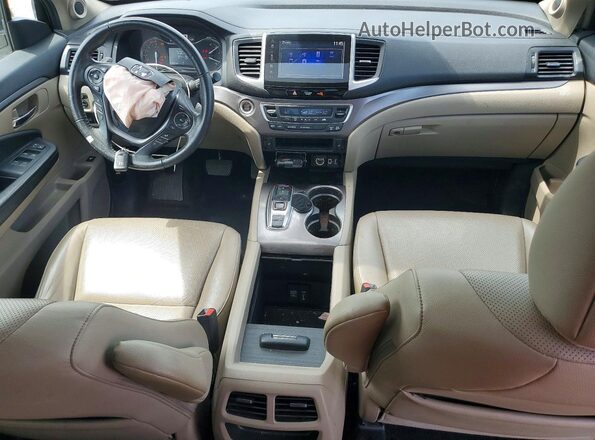 5FPYK3F57LB019465 2020 HONDA RIDGELINE White Widok deski rozdzielczej