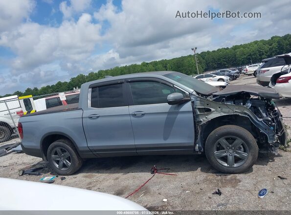 5FPYK3F57PB050060 2023 HONDA RIDGELINE Синий Вид задней части салона