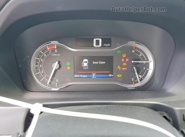 5FPYK3F57PB066534 2023 HONDA RIDGELINE Gray Սարքավորումների վահանակի տեսք