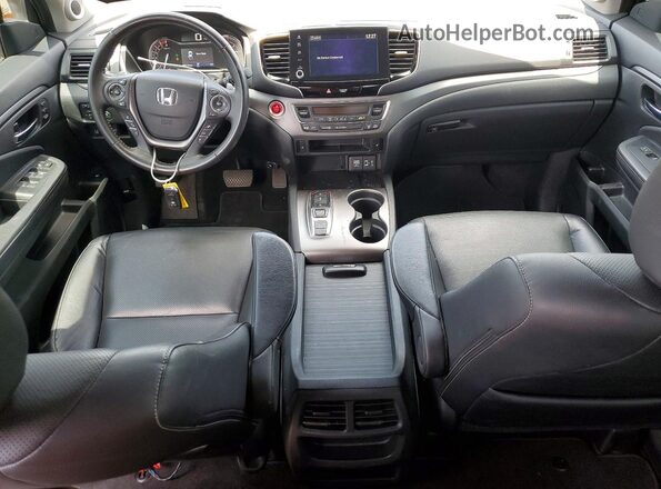 5FPYK3F57PB066534 2023 HONDA RIDGELINE Gray Առջևի վահանակի տեսք