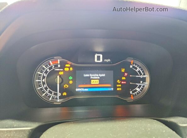 5FPYK3F58LB021077 2020 HONDA RIDGELINE Blue ხელსაწყოთა პანელის ხედი