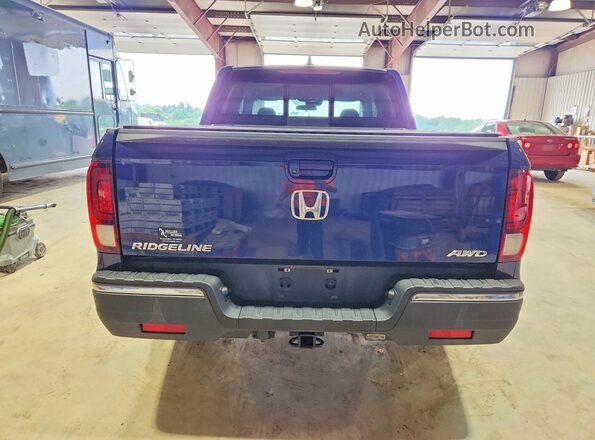 5FPYK3F58LB021077 2020 HONDA RIDGELINE Blue უკანა ხედი